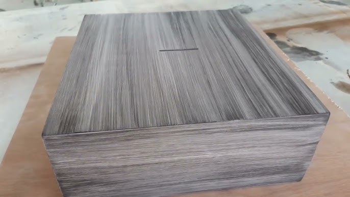 Como aplicar tinta al MDF con efecto madera 