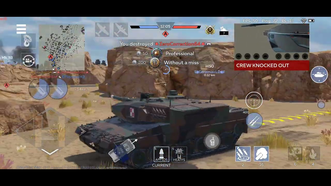 War Thunder Mobile Replay: Leopard 2PL "The Current Best Leopard Variant!"