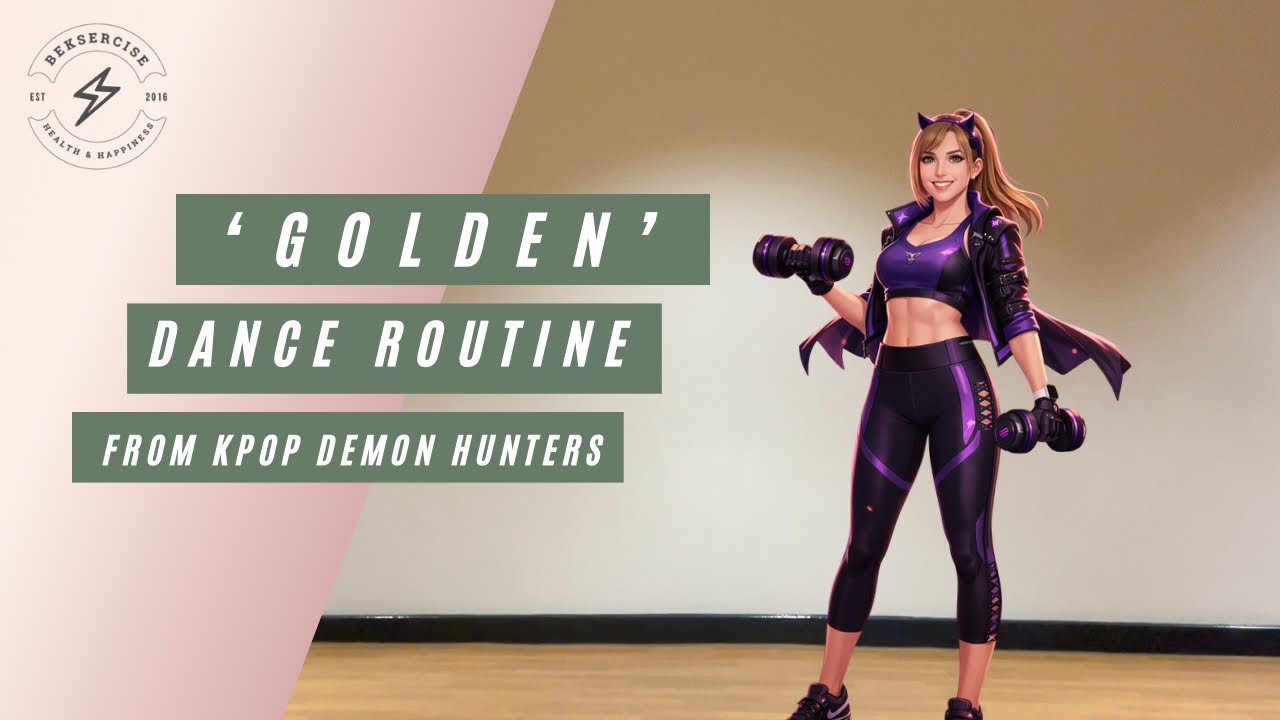 GOLDEN | EASY DANCE ROUTINE | KPOP DEMON HUNTERS | Dance Fitness