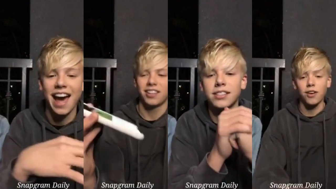 Carson Lueders - Instagram Live Stream - January.01.2018