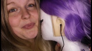 ASMR Spa Mannequin Ear to Ear Cleaning, Massage, Ear Digging.
