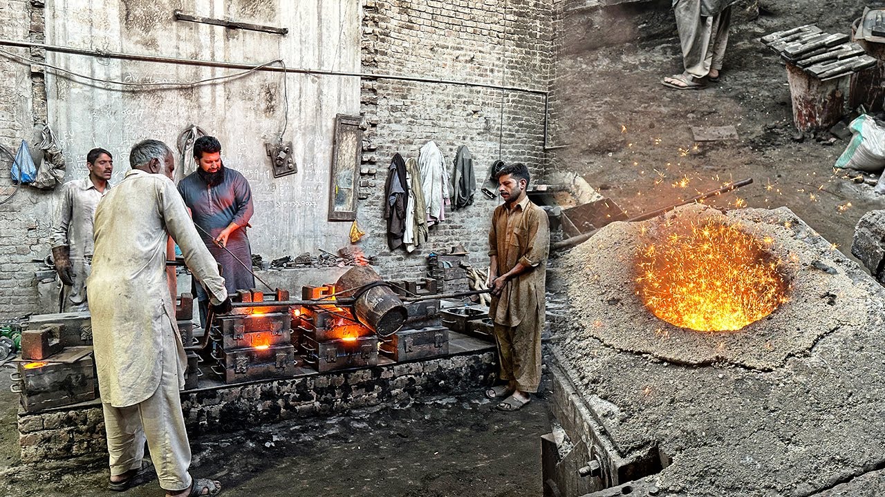 Manufacturing Process of Hydraulic Parts in 19th Century be Like! YouTube