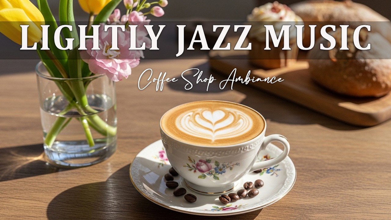 Lightly Jazz Music 🎧 Coffee Shop Ambience - Exquisite Bossa Nova Instrumental for Great Moods