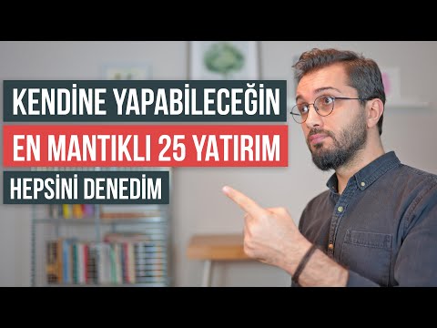 Kendine yapabileceğin en