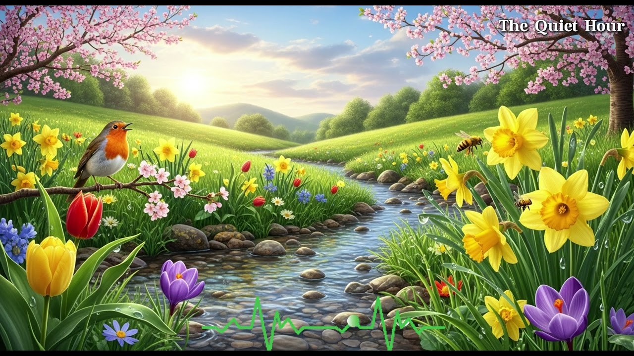 The Quiet Hour: Spring Awakening | Deep Relaxation & Healing Piano