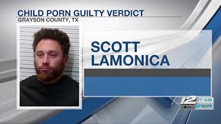 Whitesboro man convicted of possessing child porn and stalking
