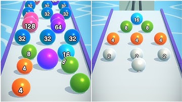 Ball Run 2048 🎱😷 - All Levels Gameplays  Android, iOS part 129