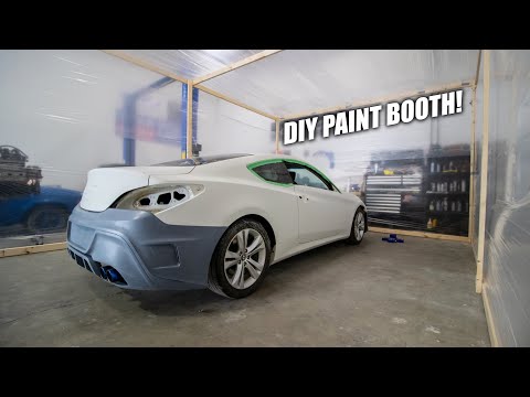 Building a Massive DIY Paint Booth! CHEAP