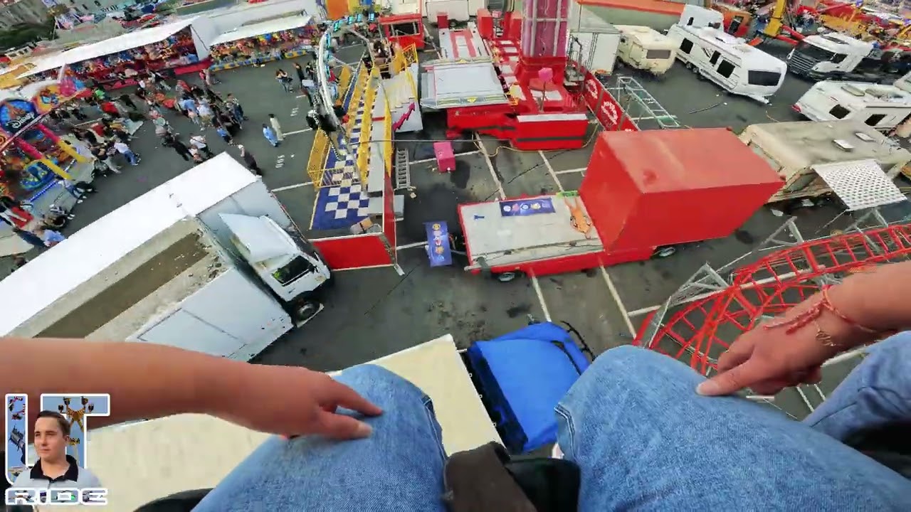 Manège BOMBERMAXX - Foire Saint Michel, Le Havre 2024 | On ride POV #lehavre #manege #foire