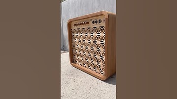 Transforming my grandpas guitar amp… #woodworking