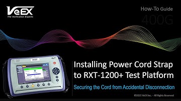 RXT-1200+ DC Power Cord Retainer Strap Installation | Quick Guide