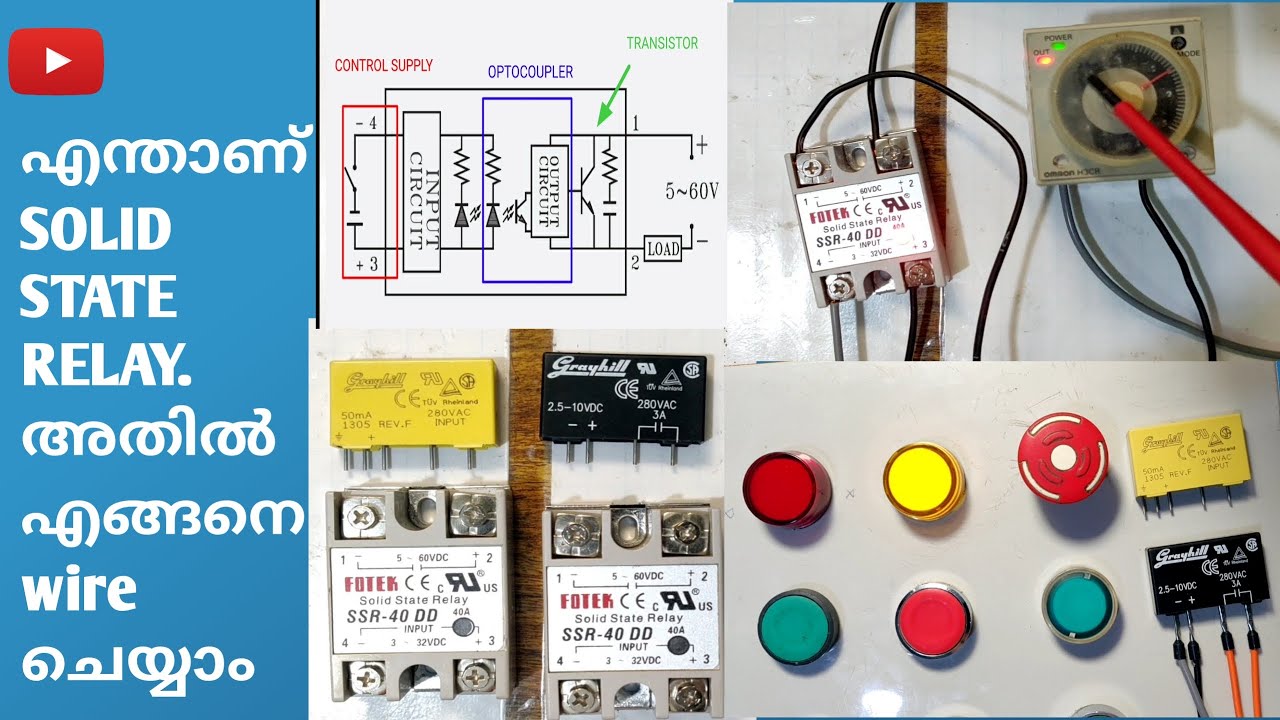 How does Solid State Relay work? How to wire SSR. Difference between