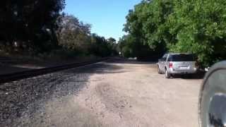 UP train and ACE train and AMTRAK and UP train in ca
