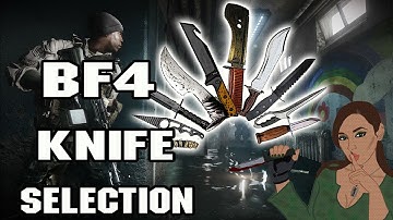 BF3 vs BF4 Knifing Commentary & the Battlefield 4 Knife Selection Video