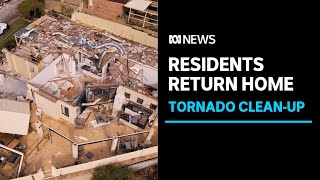 Bunbury residents picking up the pieces after freak tornado leaves trail of destruction | ABC News