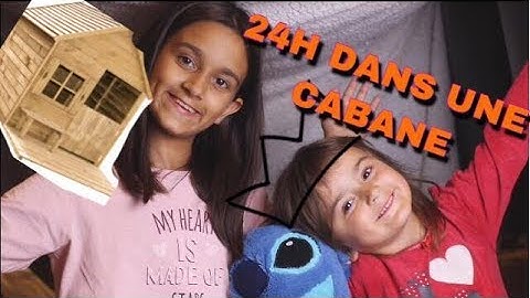 CHALLENGE 24H DANS NOTRE CABANE ! (CHALLENGE 24H)