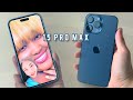 iPhone 15 Pro Max Blue Titanium UNBOXING (CupcakKe & Jiafei Remix)