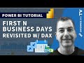 First n business days revisited  dax solution and dynamic titles