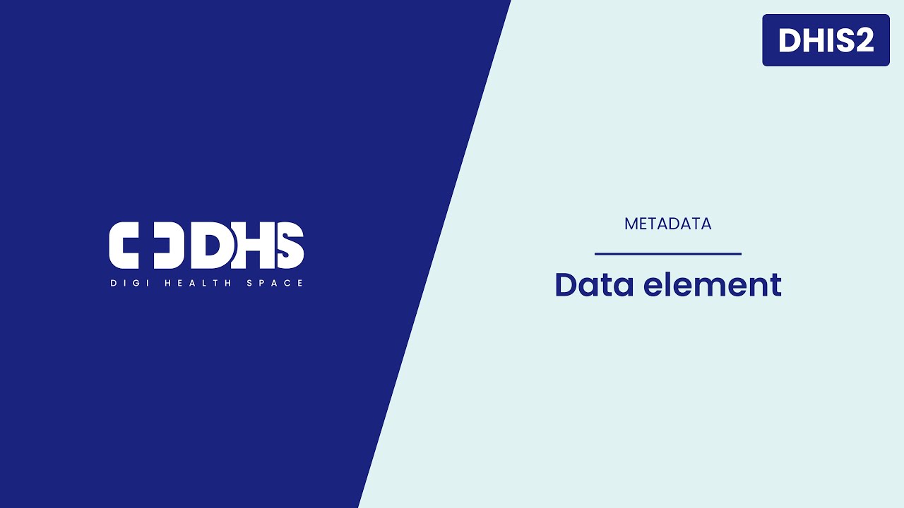 Data element - DHIS2 - YouTube