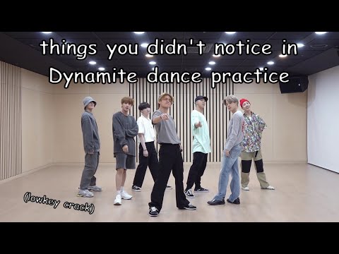 Things You Didn't Notice In Dynamite Dance Practice