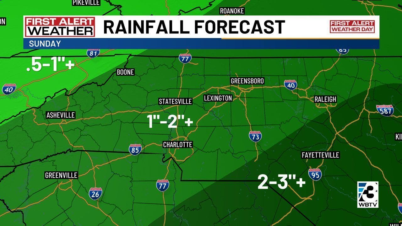 First Alert Weather Day: Heavy Rain, Wind Move In For Sunday - YouTube