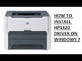 How to download and install Hp 1320  driver in windows 7