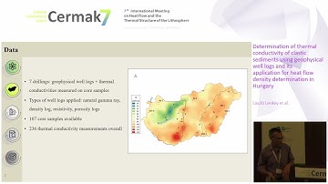 [Cermak7 Meeting 2022] - Laszlo Lenkey - Thermal conductivity of clastic sediments  in Hungary