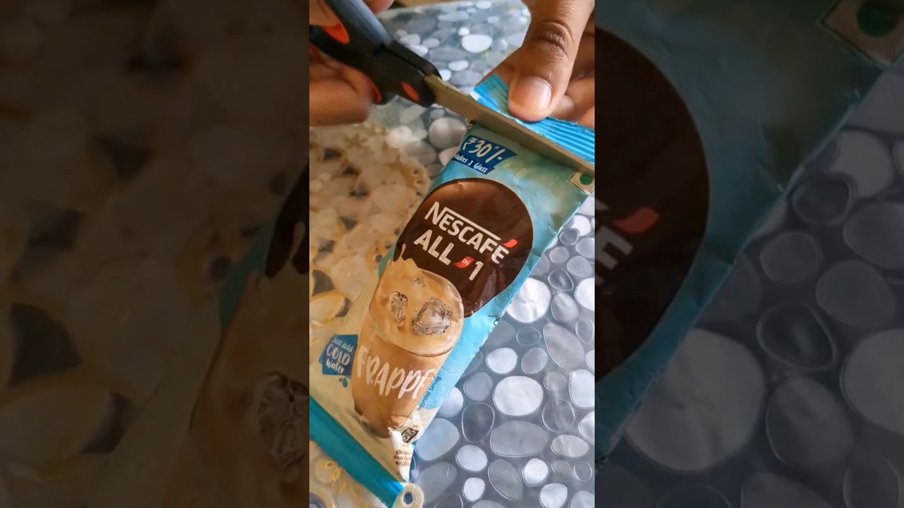 Nescafe Instant Frappe honest review 🥲 #ytshorts #coffee