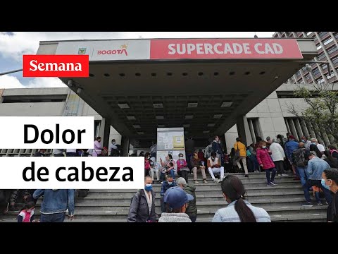 Quejas e interminables filas en Bogotá para pagar impuesto predial | Semana Noticias