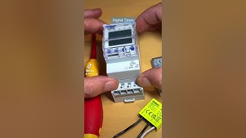 Theben digital time switch TR 610 top3 and Bluetooth OBELISK top3 #shorts #diy #electrician