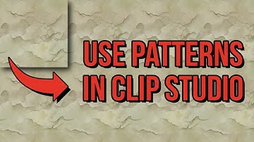 How to USE PATTERNS in CLIPSTUDIO PAINT