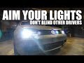 How to Aim &amp; Adjust Your Headlights