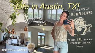 let's go apartment hunting in Austin + explore local shops & cafes!