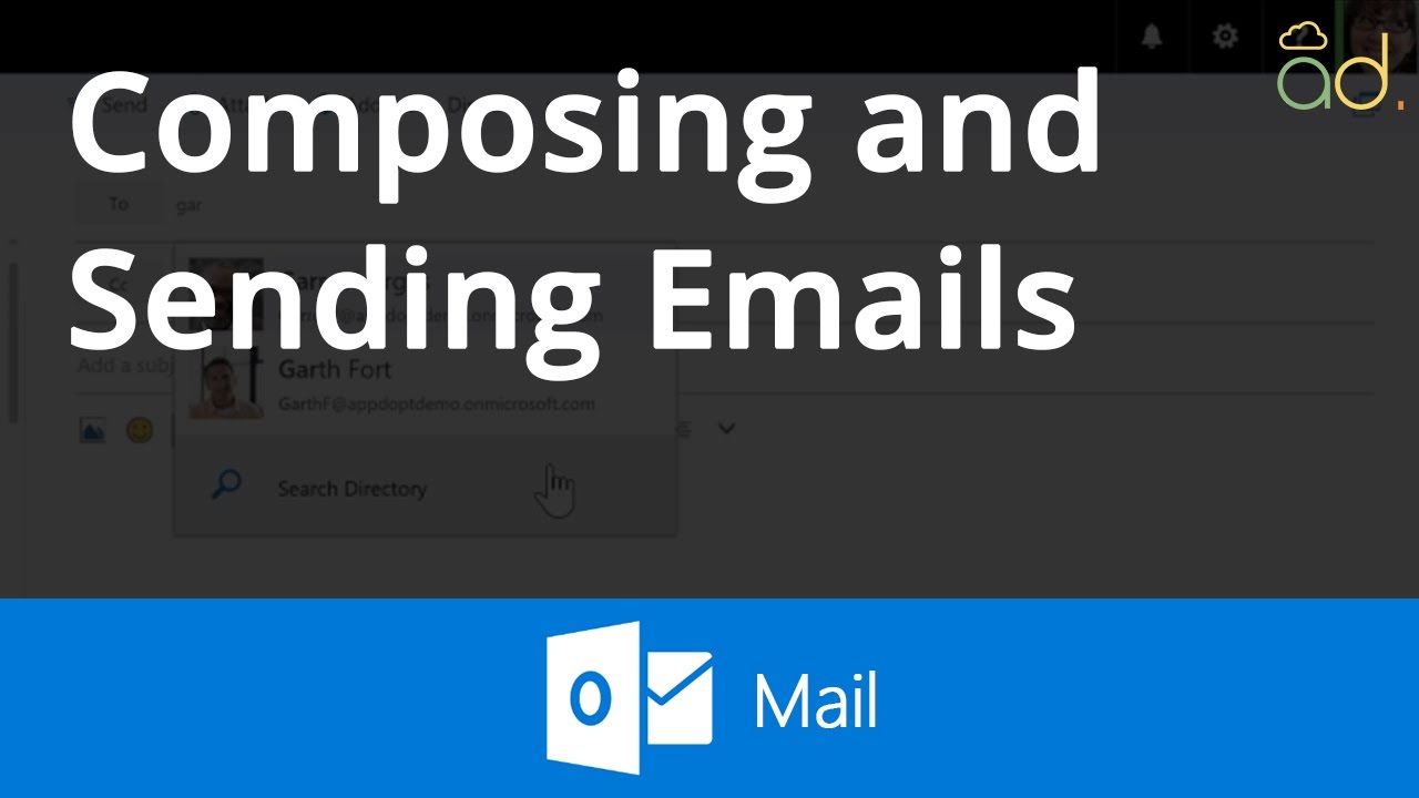 Office 365 Mail Step 2 Composing and Sending Emails YouTube