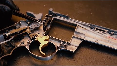 COLT Python  357 MAGNUM Gun Lighter Restoration Part 13
