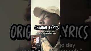 @ELghmusic  dem don change ur lyrics oo 😂😂 @OfficialSarkodie