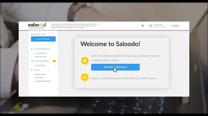 Get to know how the digital freight platform works | Saloodo!