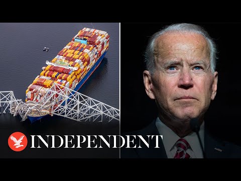 Live: Joe Biden reacts to Baltimore Key Bridge collapse as search for survivors continues