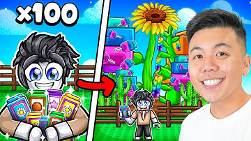 I Started Over Using Only Seed Packs in Roblox Grow a Garden!