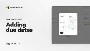 workstreams.ai Support | How to Add a Due Date to a Task