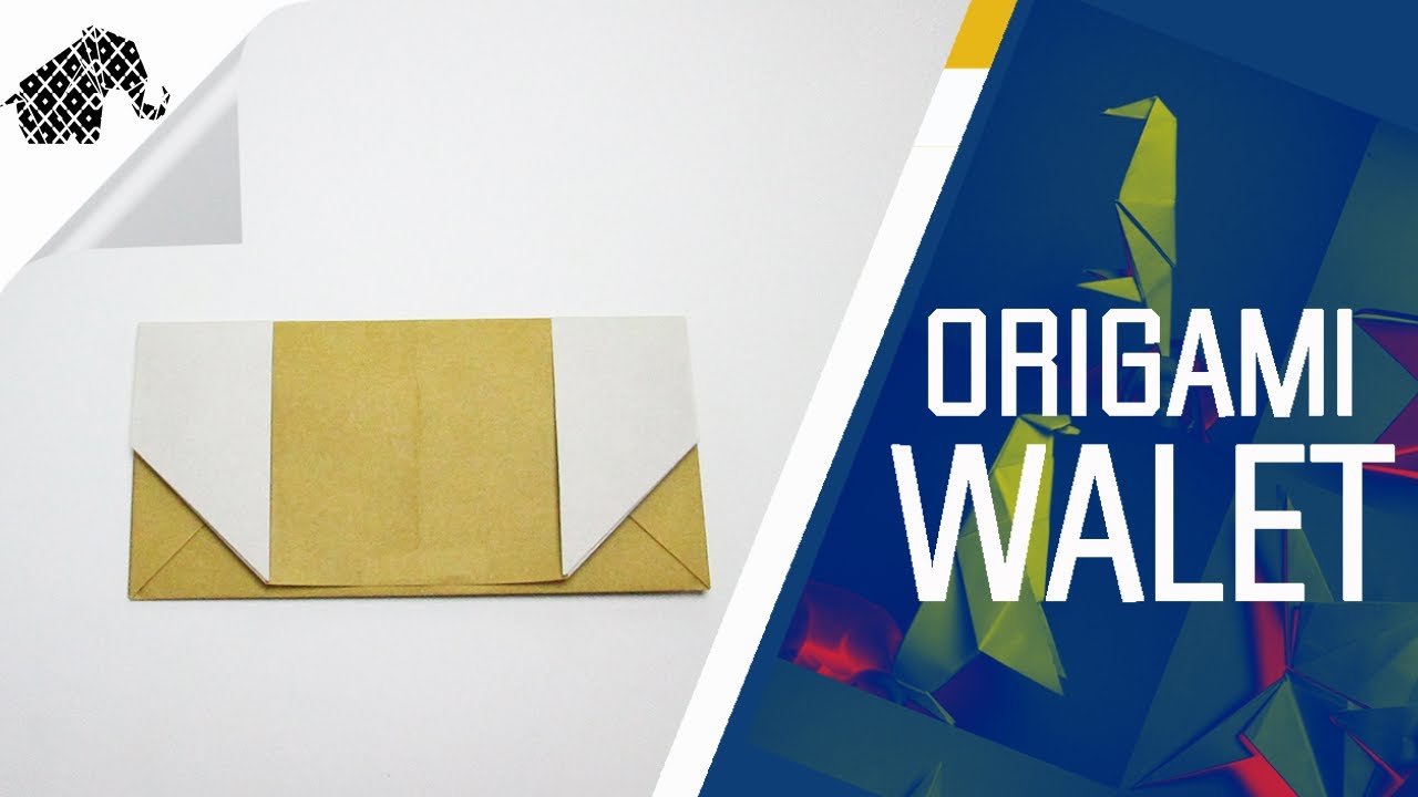 Origami - How To Make An Origami Wallet - YouTube