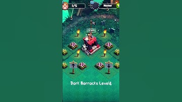 Upgrading The Dark Barrack in all level |Let’s see the detailing #clashofclans #cocshorts #shorts