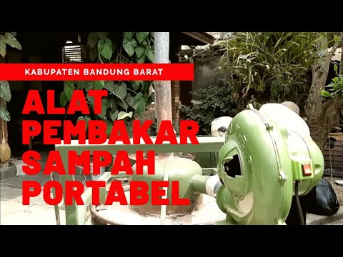  Alat  Pembakar  Sampah Portable Ciptaan Warga Desa Kayu  