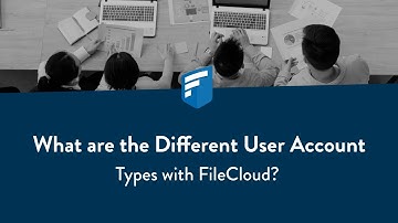 What are the Different User Account Types with FileCloud?