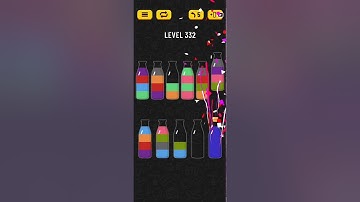 Soda Sort Puzzle Level 332 Walkthrough Solution Android/iOS