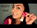 Testando a base matte real da avon