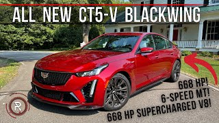 The 2022 Cadillac CT5-V Blackwing Is The Last Performance V8 Manual Super Sedan