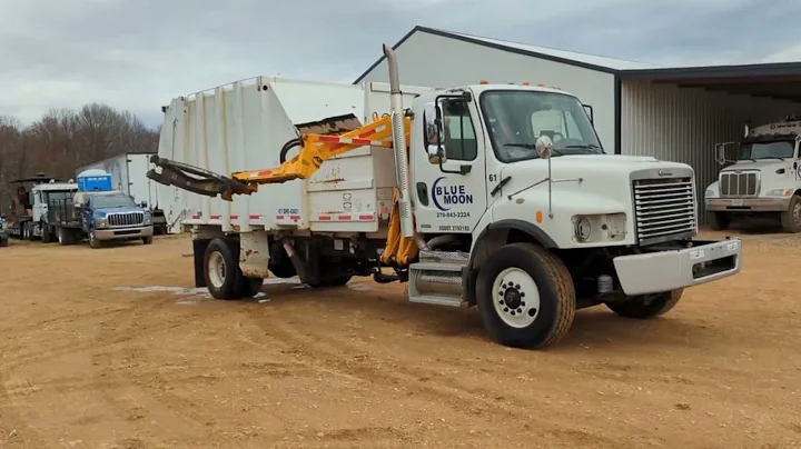 2011 FREIGHTLINER M2 Heil 20 YD ASL Side Load Garbage Truck (9556) - Selling at auction