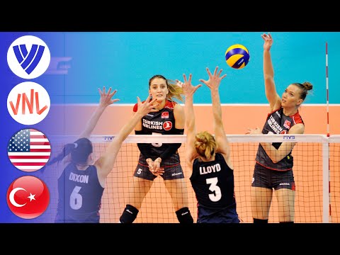 USA Vs Turkey Full Match Women S Volleyball Nations League 2018
