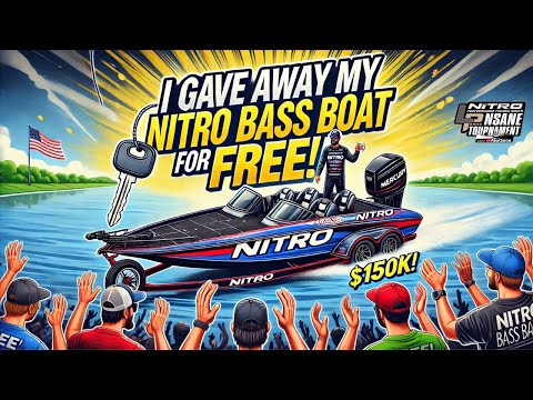 I Gave Away My $150K NITRO Bass Boat FOR FREE! High Stakes HS & College Bass Fishing at 2024 NSANE